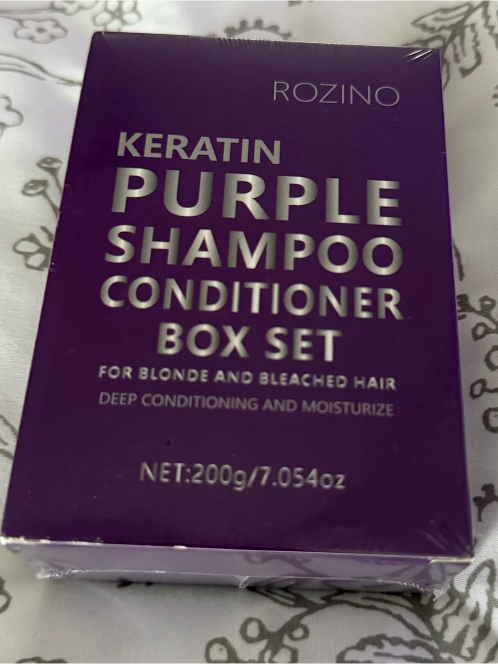 Keratin Purple Shampoo & Conditioner Set - Purple